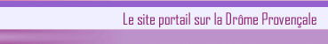 Site portail de la Dr&ocirc;me Proven&ccedil;ale